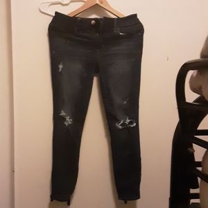 American Eagle ripped  super stretch jeggings